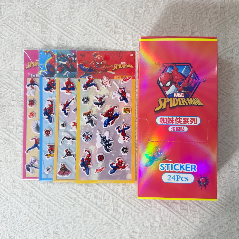Phone Cases Disney - 정품 스파이더맨 시리즈의 입체 스티커 시트,