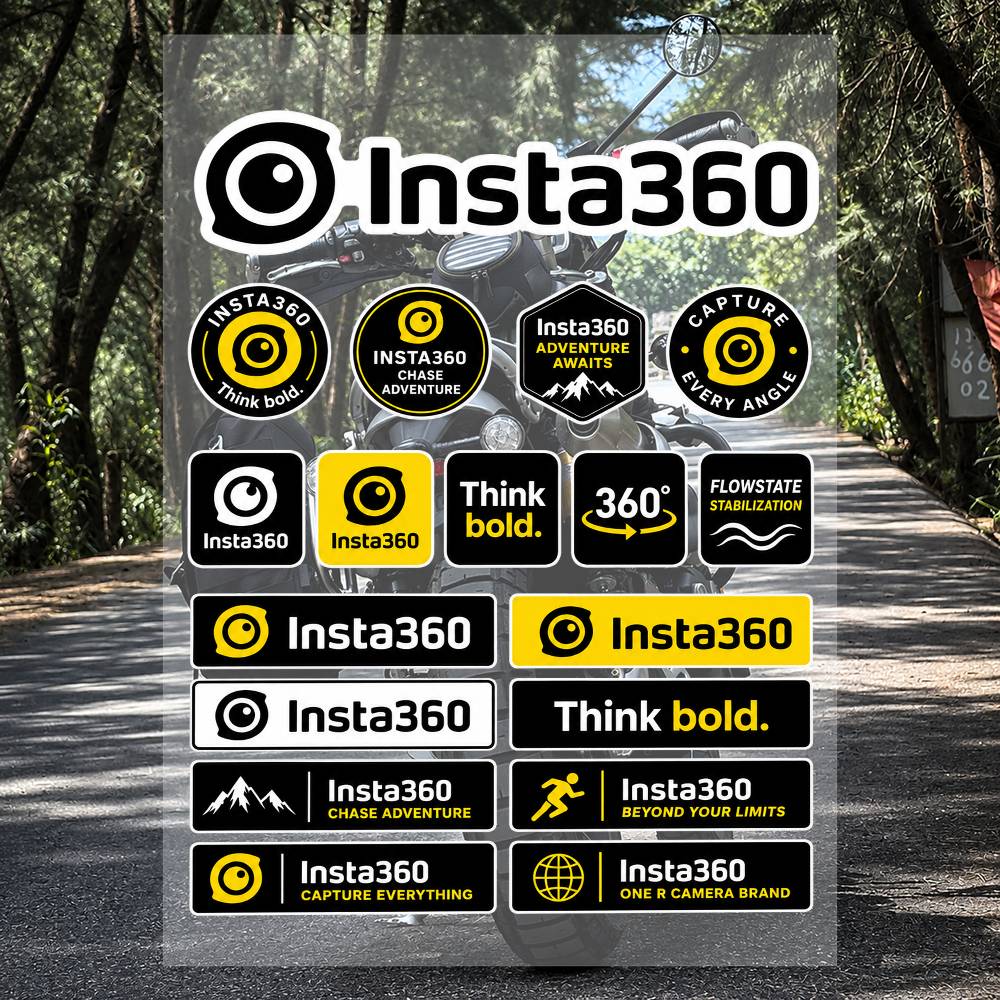 Phone Cases Brand - A-I-Insta-A 3-360 스트리트웨어 브랜드 스티커 세트