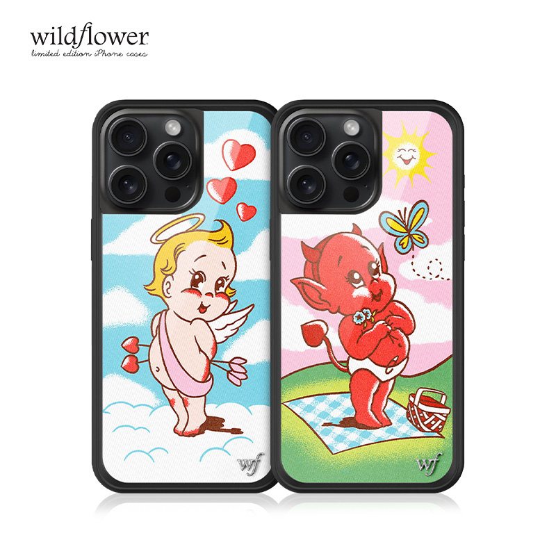 Phone Cases Wildflower - 와일드플라워 인 리틀 엔젤 큐피드 리틀