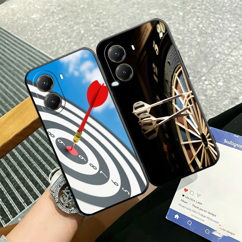 Phone Cases Target - 다트 디자인의 와이어 타겟 실리콘 휴대폰