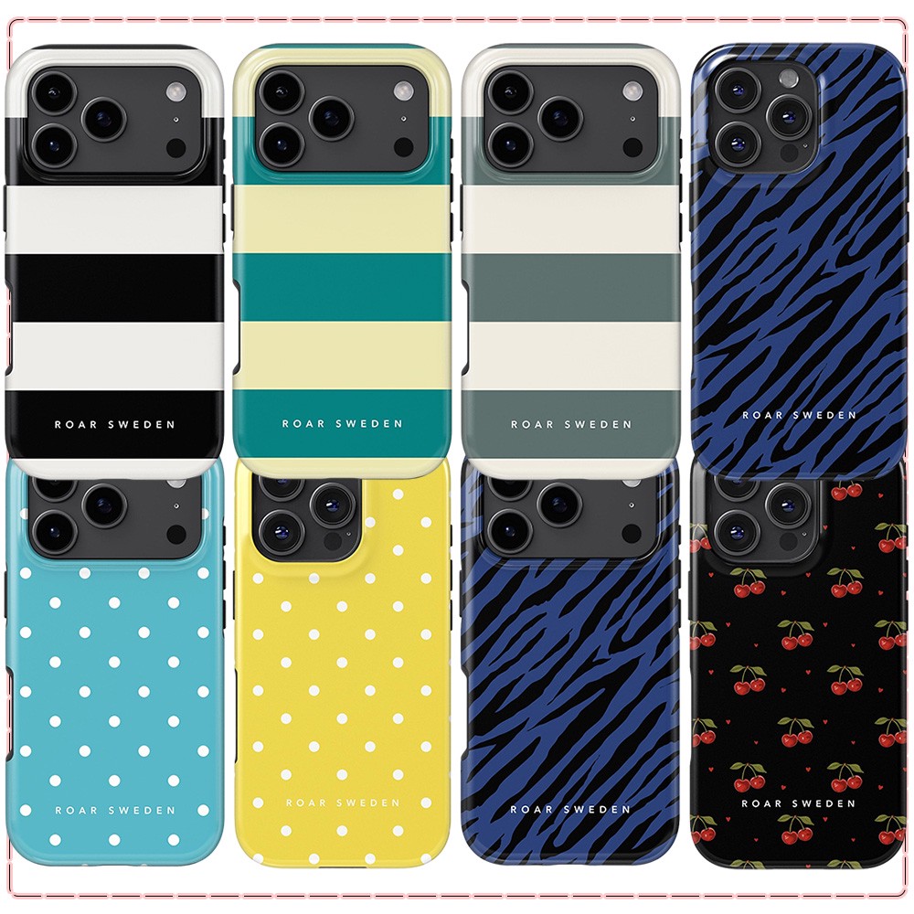 Phone Cases Sweden - 로어 스웨덴 블루 폴카 폰 케이스