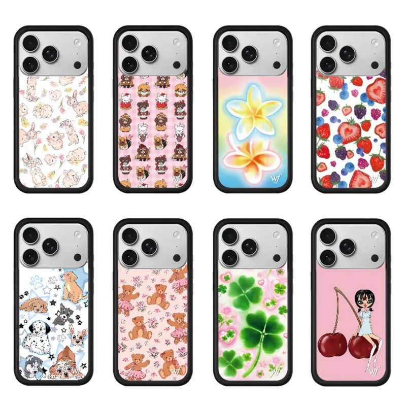 Phone Cases Wildflower - 야생화 딸기 체리 파스텔 플루메리아 아이폰