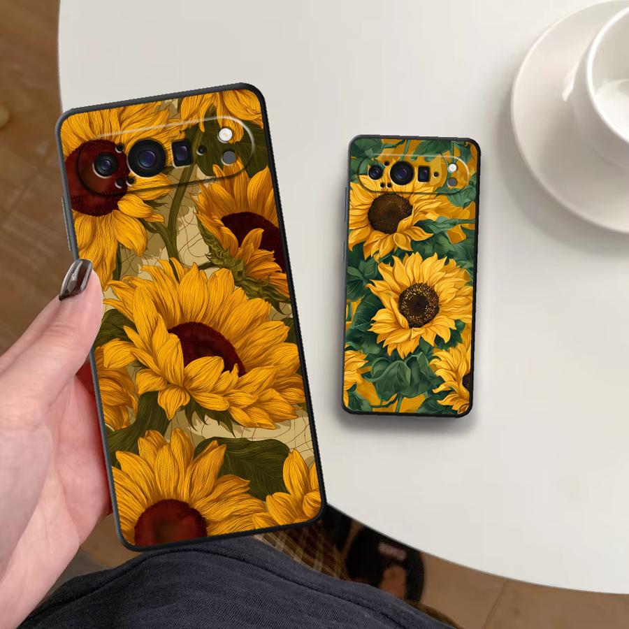 Phone Cases Google Pixel 10 Pro - 해바라기 바다 푼다 폰 커버 케이스