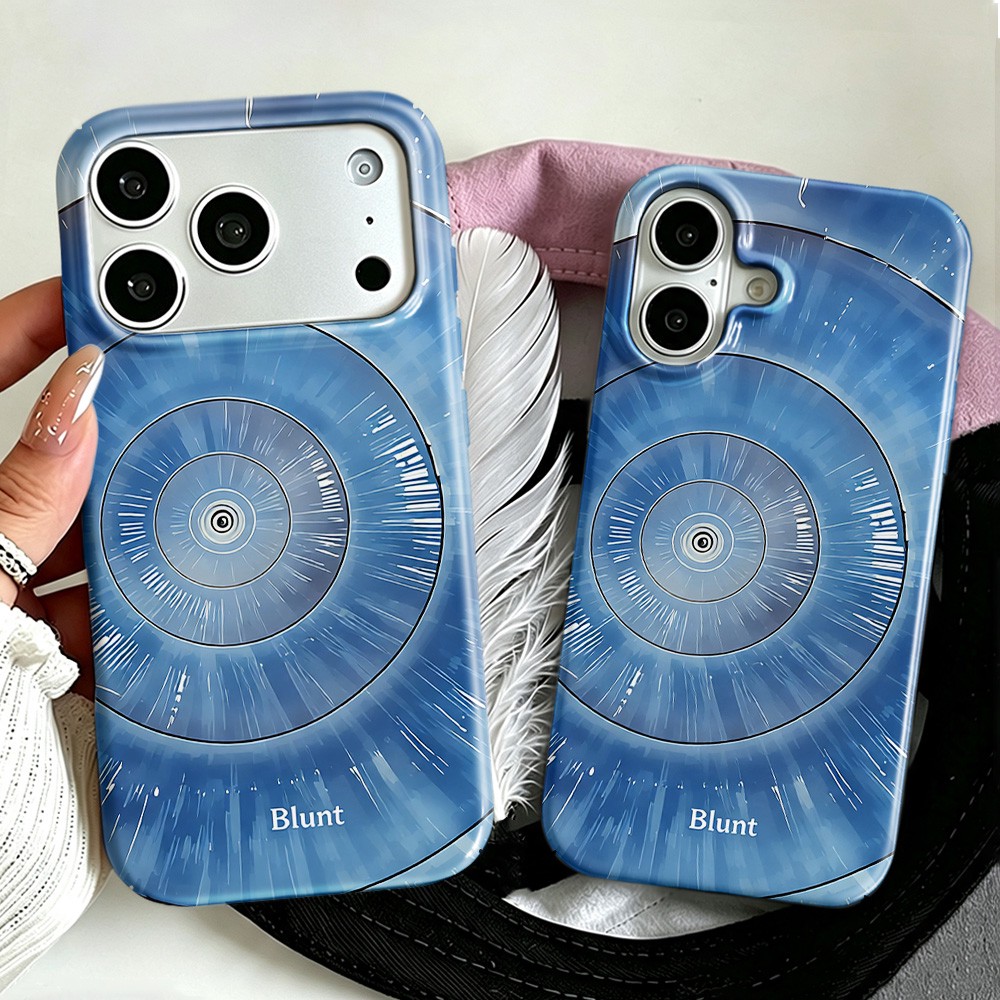 Phone Cases Target - 블루 타겟 블런트 폰 케이스 (아이폰