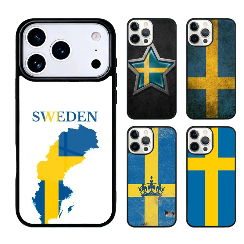 Phone Cases Sweden - 스웨덴 국기 디자인의 아이폰 17, 18,