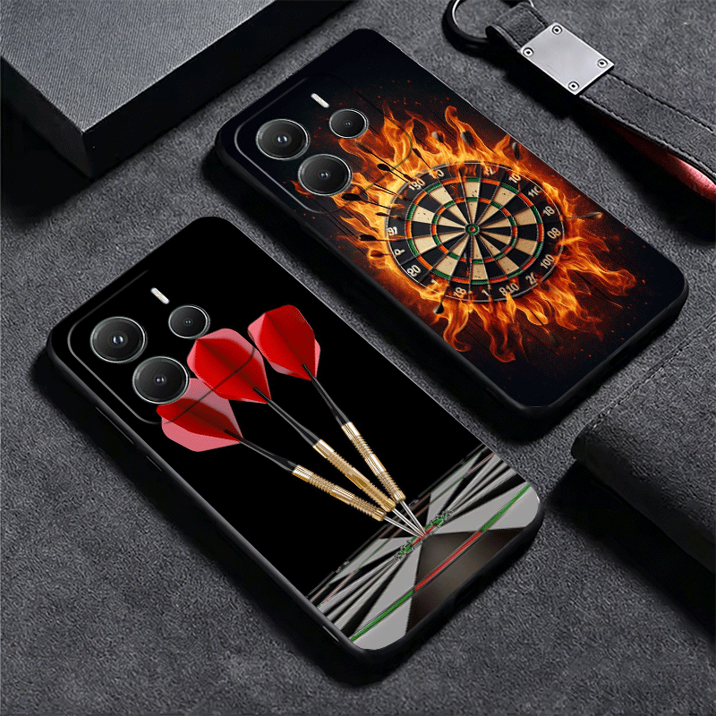 Phone Cases Target - 다트 디자인의 와이어 타겟 실리콘 휴대폰