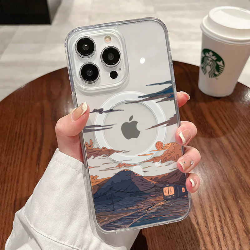 Phone Cases Xs - 선셋 패턴 패션 폰 케이스 아이폰