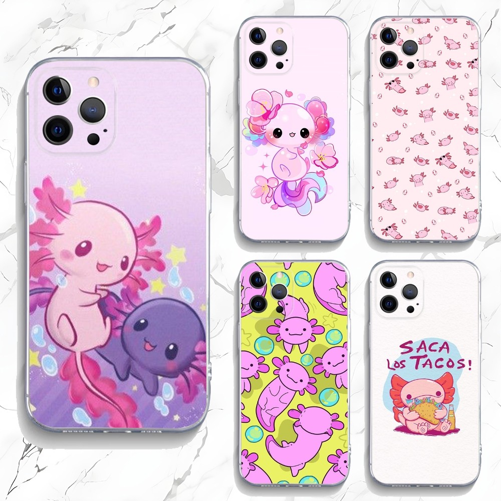 Phone Cases Near Me - 귀여운 Axolotl 휴대폰 케이스, 아이폰 15,14,13,12,11