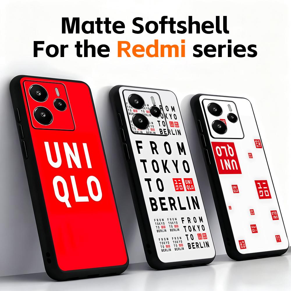 Phone Cases Brand - 패션 UNI-QLO 브랜드 휴대폰 케이스, 샤오미