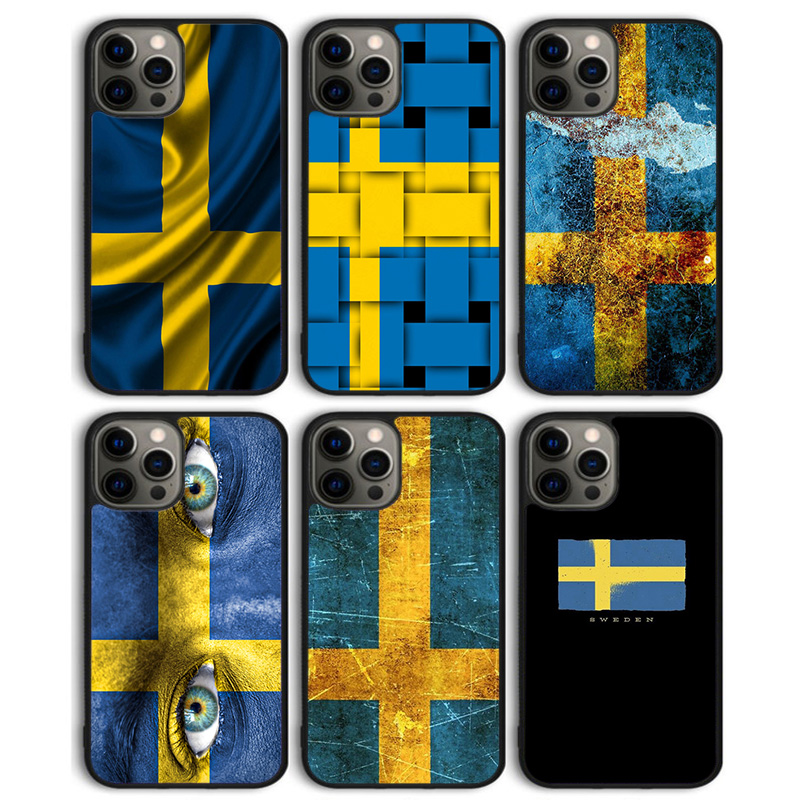 Phone Cases Sweden - 스웨덴 국기 아이폰 16 15 SE2020