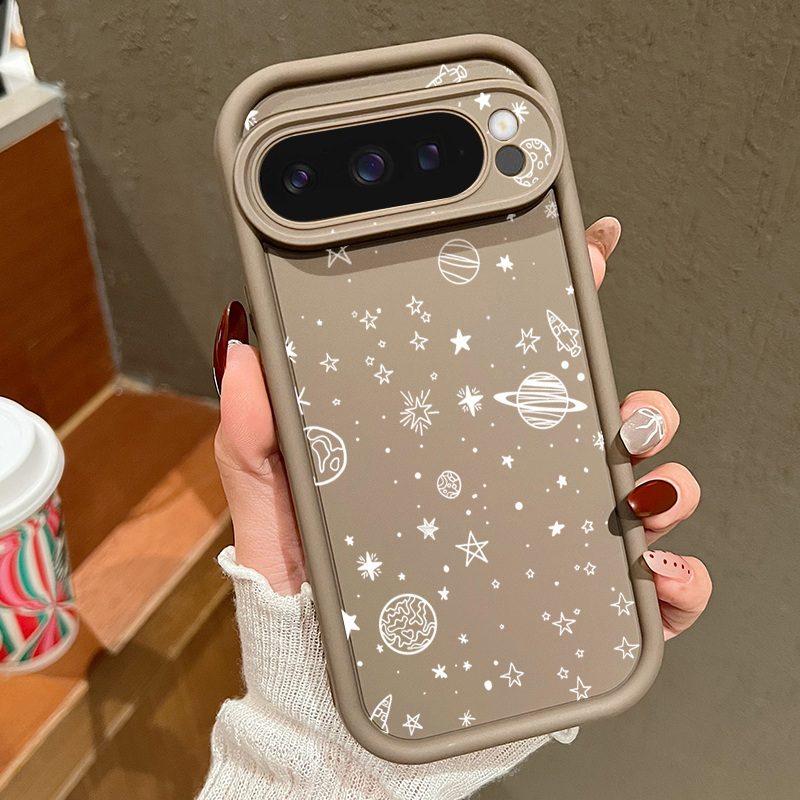 Phone Cases Google Pixel 10 Pro - 빛나는 별 달 패턴 휴대폰 케이스