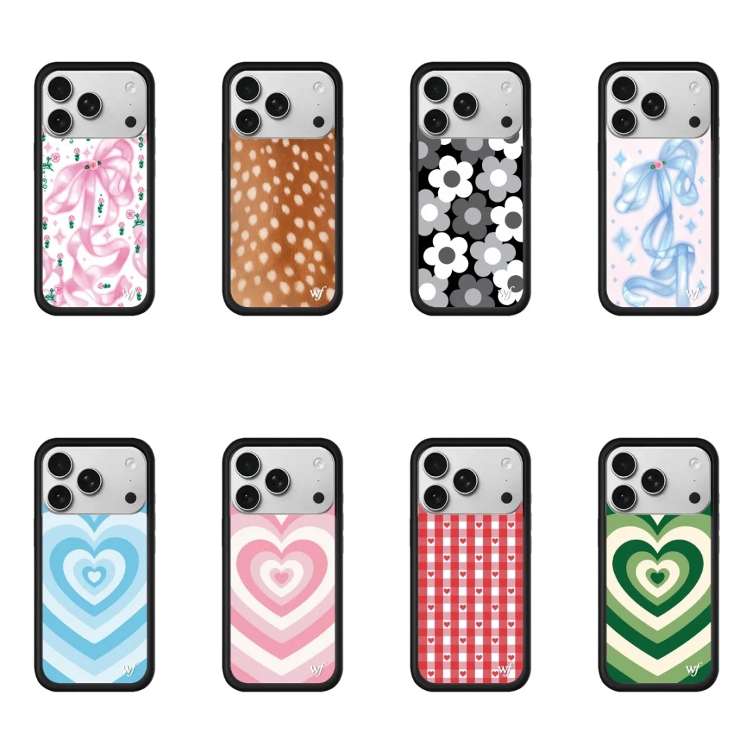 Phone Cases Wildflower - 야생화와 귀여운 새끼 사슴 스카프 디자인