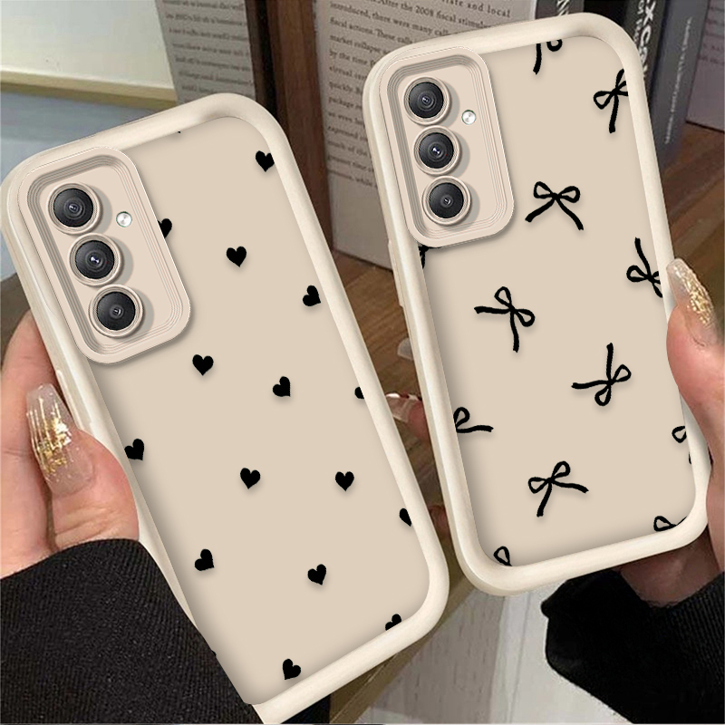 블랙 러브 하트 보우노트 케이스 (삼성 갤럭시 A20  - Phone Cases For Samsung Galaxy 리뷰 및 가격