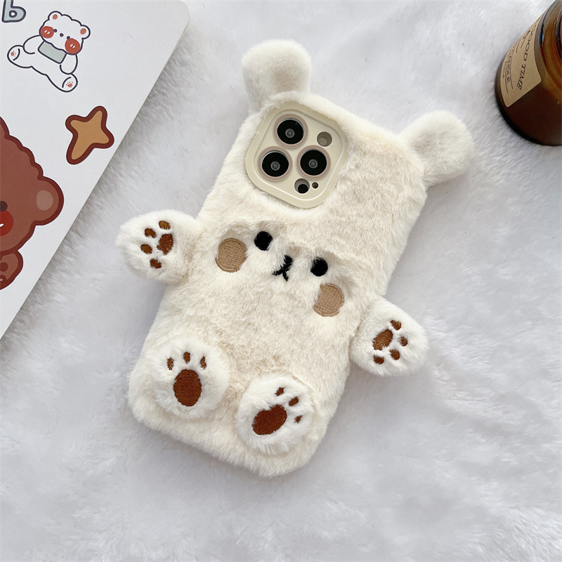 한국 3D 만화 곰돌이 푹신한 봉제 커플 폰 케이스 아 - Phone Cases Iphone 16 Pro 리뷰 및 가격