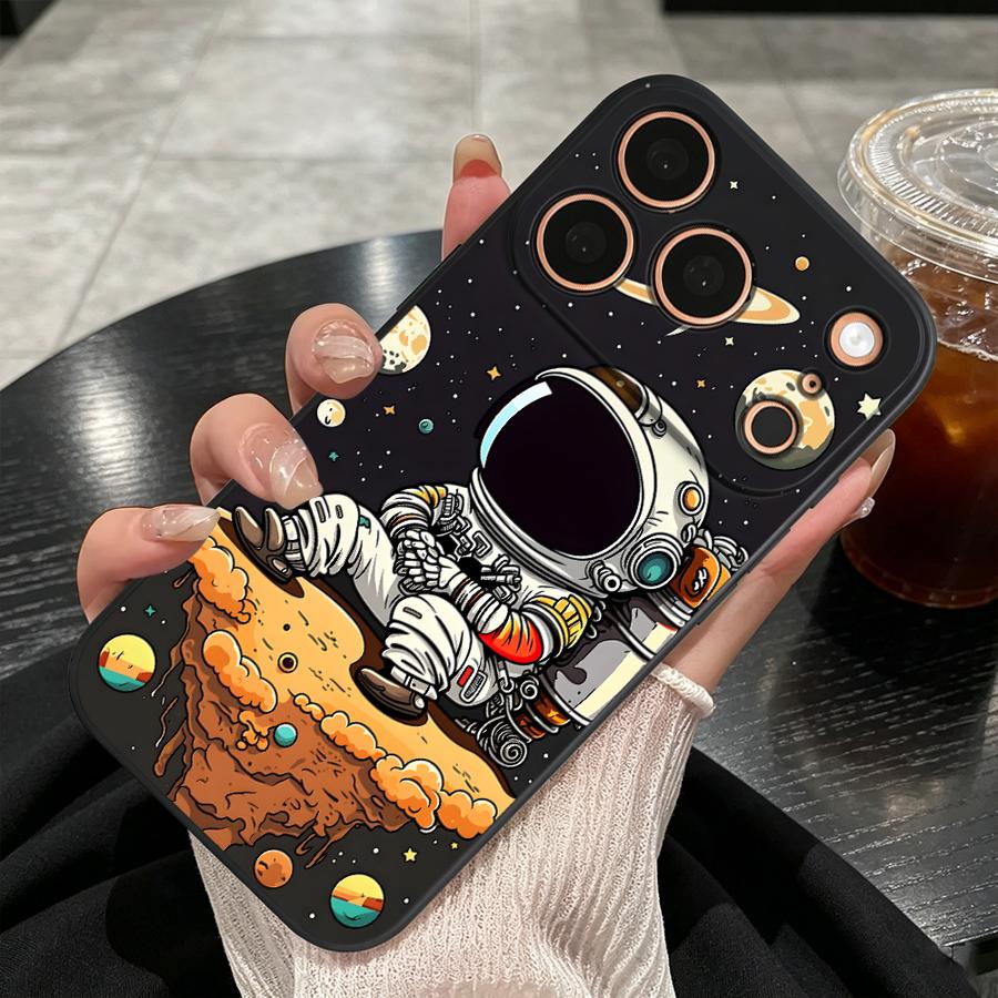 플래닛 카툰 우주비행사 케이스 애플 아이폰 17 프로  - Phone Cases Near Me 리뷰 및 가격