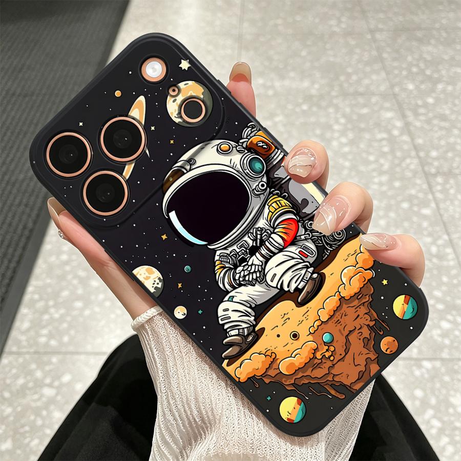 플래닛 카툰 우주비행사 케이스 애플 아이폰 17 프로  - Phone Cases Near Me 리뷰 및 가격