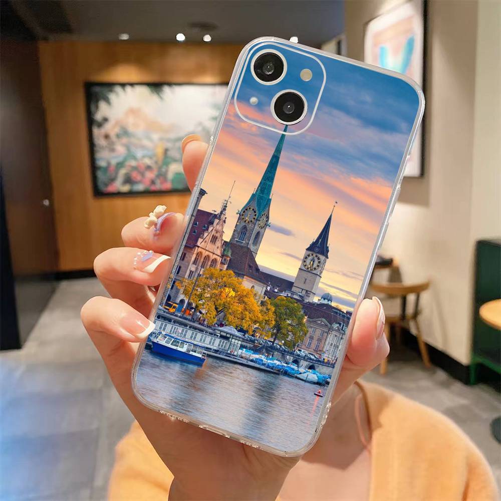 취리히 스타일의 부드러운 투명 아이폰 케이스 (iPho - Zurich Phone Cases 리뷰 및 가격