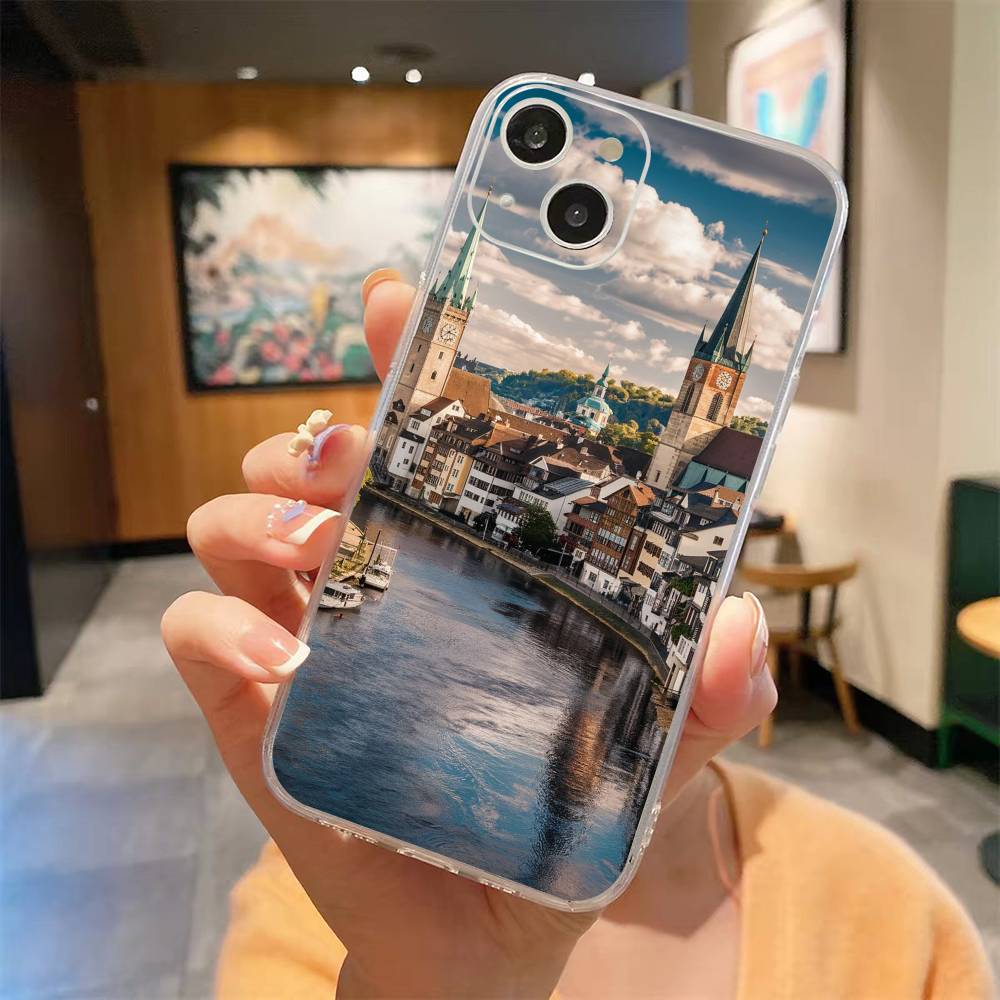 취리히 스타일의 부드러운 투명 아이폰 케이스 (iPho - Zurich Phone Cases 리뷰 및 가격