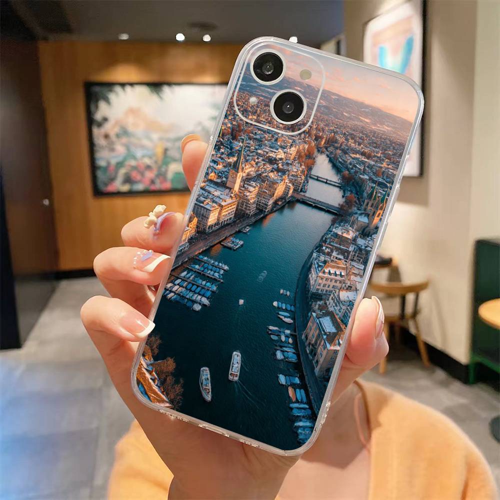 취리히 스타일의 부드러운 투명 아이폰 케이스 (iPho - Zurich Phone Cases 리뷰 및 가격
