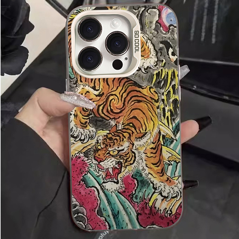 동양풍 예술적 장엄한 호랑이 패턴 케이스 (아이폰 12 - Phone Cases Near Me 리뷰 및 가격