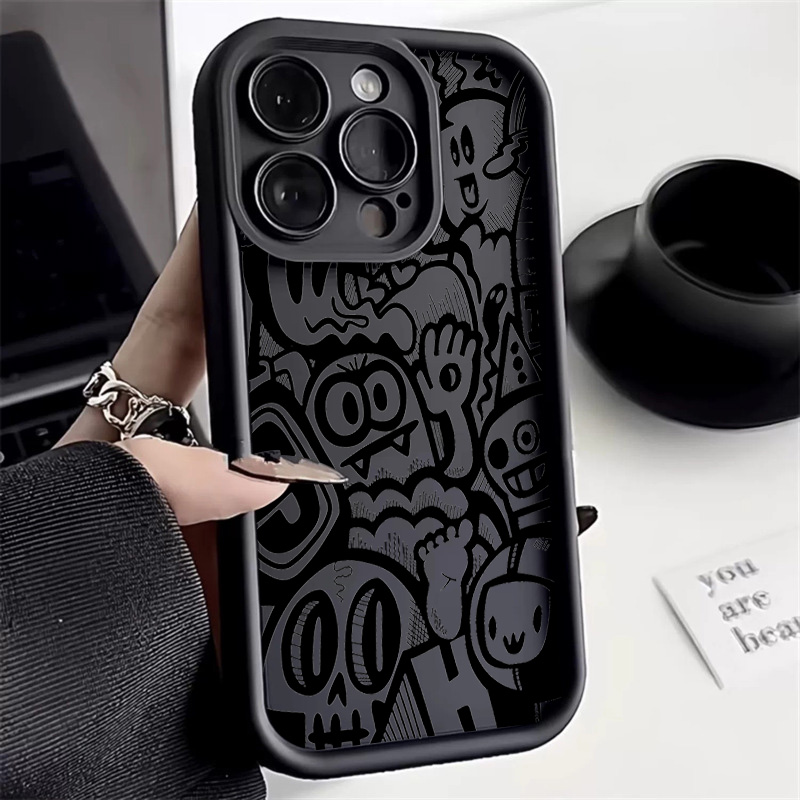 블랙 그래피티 폰 케이스 아이폰 17 16 프로 맥스  - Phone Cases Mous 리뷰 및 가격