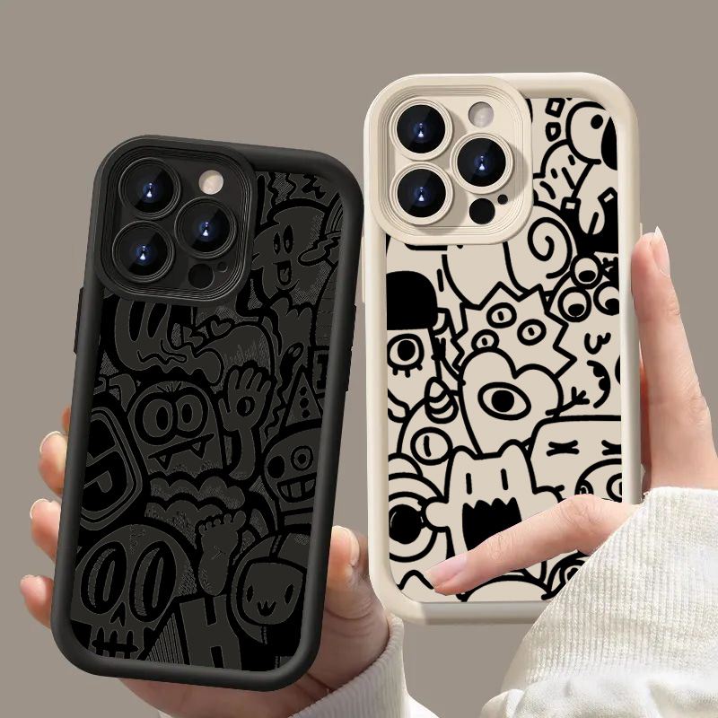 블랙 그래피티 폰 케이스 아이폰 17 16 프로 맥스  - Phone Cases Mous 리뷰 및 가격