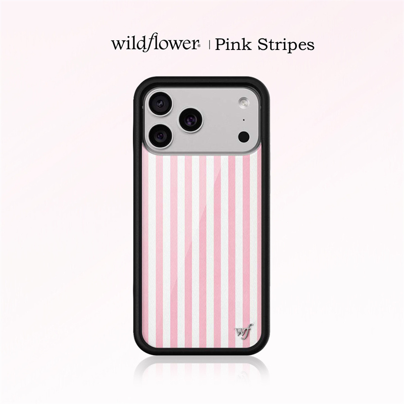 2026 패션 인스 핑크 스트라이프 와일드플라워 폰 케 - Phone Cases Wildflower 리뷰 및 가격