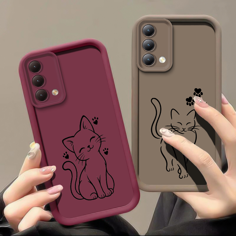 귀여운 고양이 디자인의 검은색 OPPO A94, A95 - Oppo A78 리뷰 및 가격