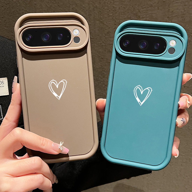 심플 러브 패턴 소프트 케이스 구글 픽셀 10 9 8  - Phone Cases Google Pixel 10 Pro 리뷰 및 가격