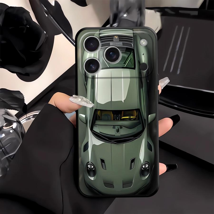 멋진 자동차 디자인 블랙 소프트 폰 케이스 (아이폰 1 - Phone Cases Near Me 리뷰 및 가격