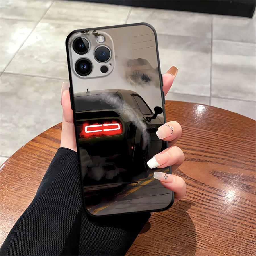 멋진 자동차 디자인 블랙 소프트 폰 케이스 (아이폰 1 - Phone Cases Near Me 리뷰 및 가격
