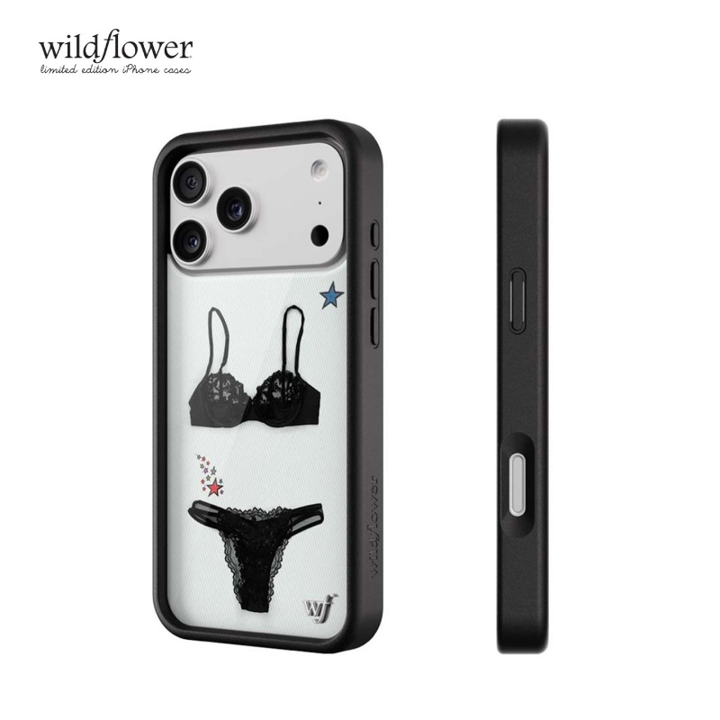 와일드플라워 INS 가브리에 블랙 레이스 러버 브라 폰 - Phone Cases Wildflower 리뷰 및 가격