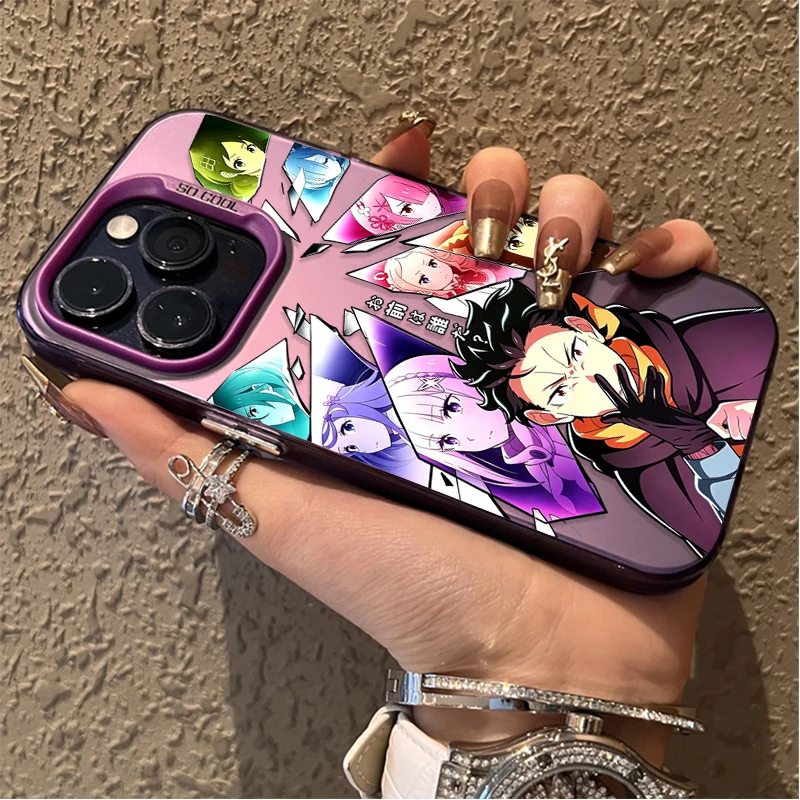 핫한 애니메이션 Re0 나츠키 스바루 멋진 폰 케이스  - Phone Cases Near Me 리뷰 및 가격