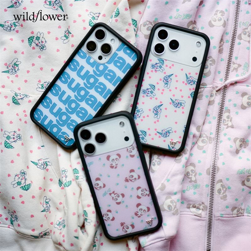 야생화 귀여운 만화 곰 토끼 아이폰 16 15 14 1 - Phone Cases Wildflower 리뷰 및 가격