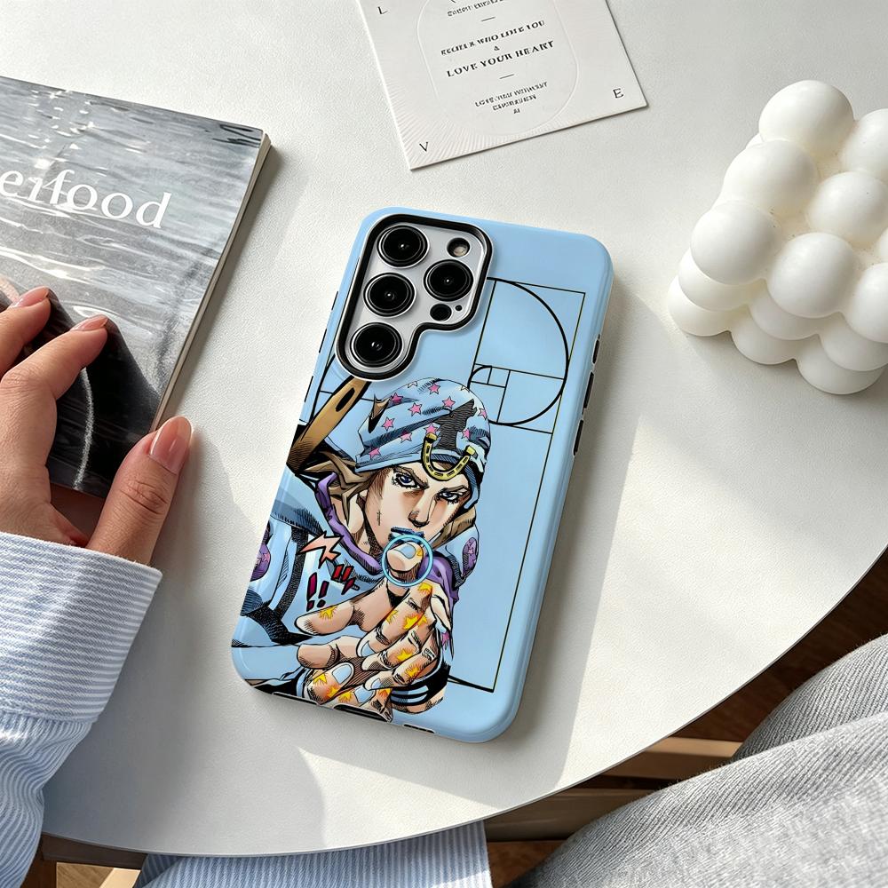 핫 쿨 애니메이션 J-JOJO 스틸볼런 폰 케이스 삼성 - Phone Cases Samsung S24 리뷰 및 가격