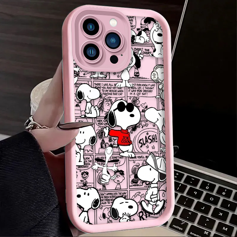 귀여운 스누피 빈티지 만화 스타일 소프트 폰 케이스 ( - Phone Cases Near Me 리뷰 및 가격