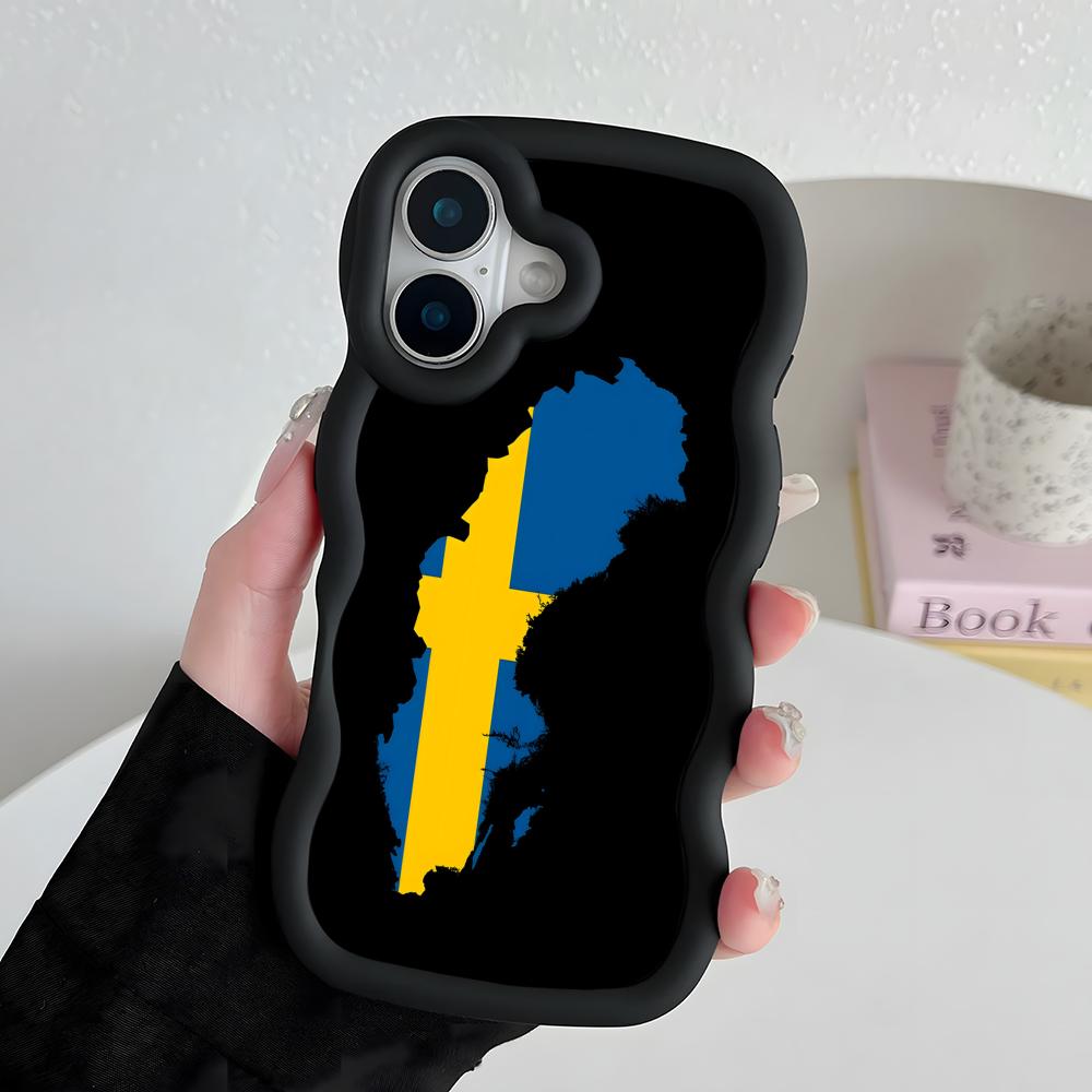 스웨덴 국기 디자인 아이폰 17 16 15 14 13  - Phone Cases Sweden 리뷰 및 가격