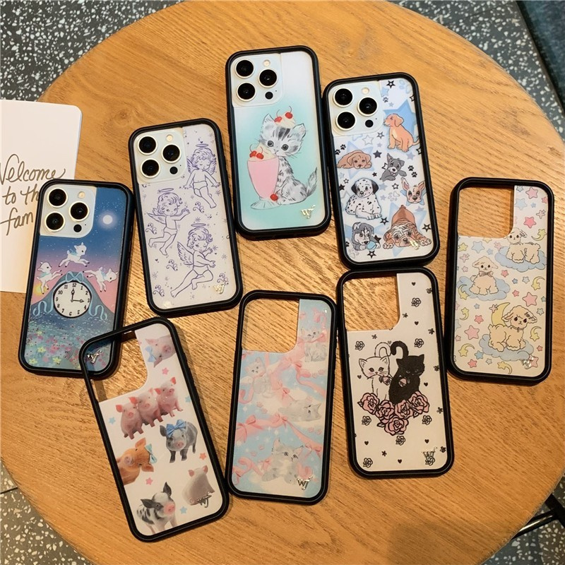 야생화 만화 고양이 아이폰 17 16 15 14 13  - Phone Cases Wildflower 리뷰 및 가격