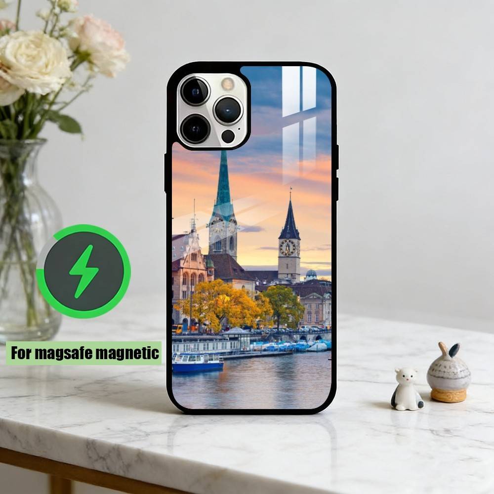 취리히에서 영감을 받은 아이폰17,16,15,14,13 - Zurich Phone Cases 리뷰 및 가격