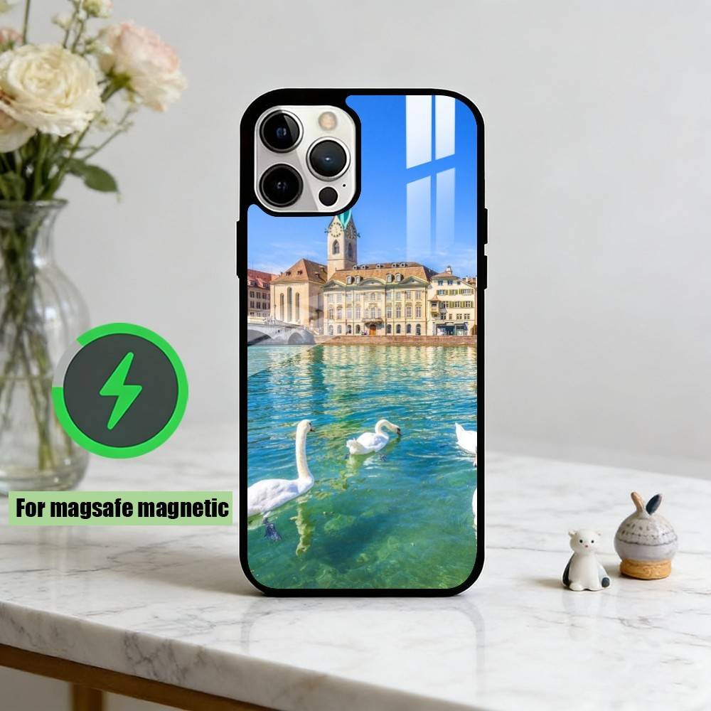취리히에서 영감을 받은 아이폰17,16,15,14,13 - Zurich Phone Cases 리뷰 및 가격