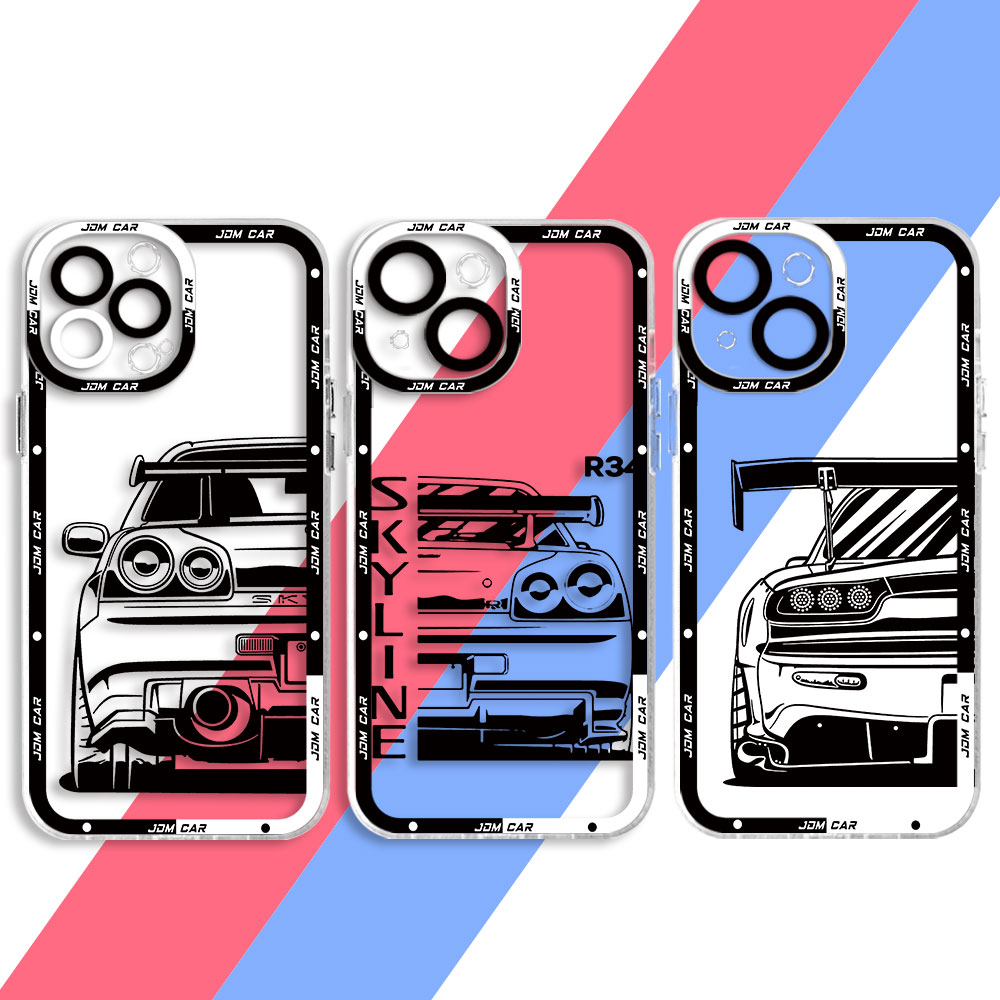 JDM 드림 카 클리어 실리콘 케이스 iPhone XR - Phone Cases Near Me 리뷰 및 가격