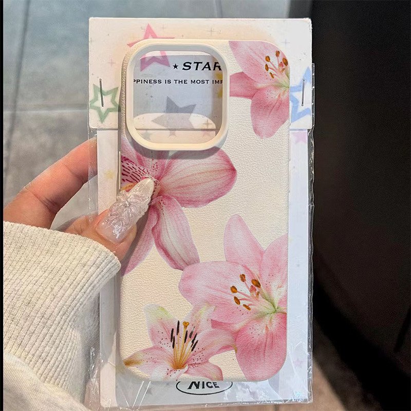 핑크 릴리 리치 텍스처 폰 케이스 삼성 갤럭시 S25  - Phone Cases Samsung S24 리뷰 및 가격