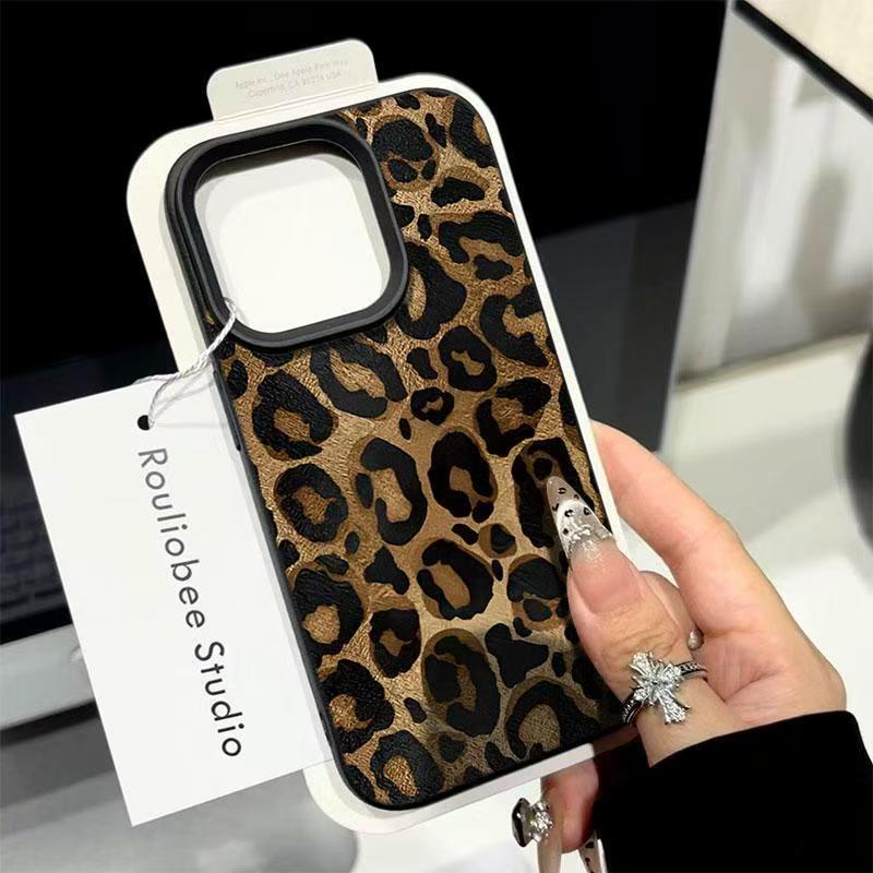 INS 브라운 레오파드 프린트 폰 케이스 아이폰 17  - Phone Cases Mous 리뷰 및 가격