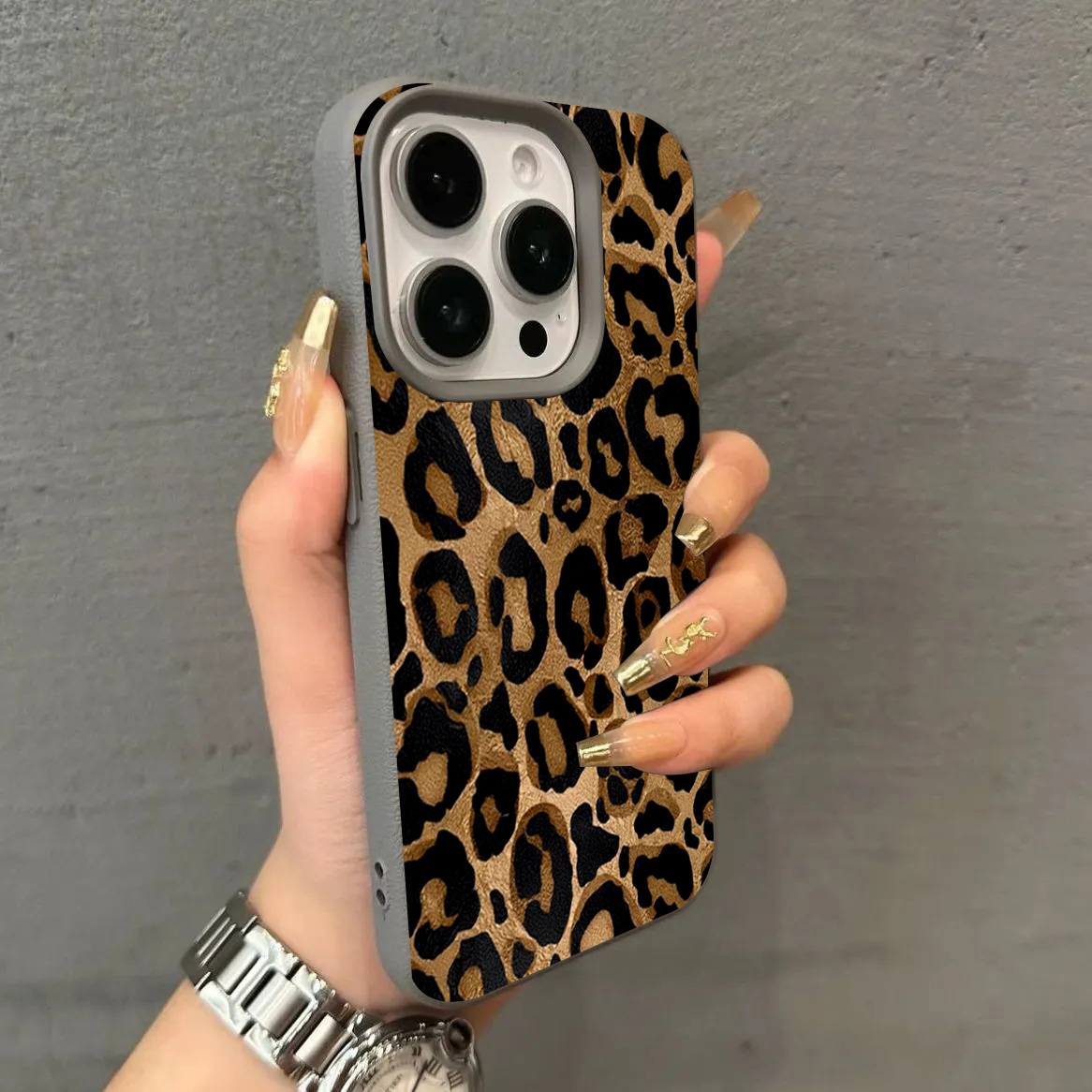 INS 브라운 레오파드 프린트 폰 케이스 아이폰 17  - Phone Cases Mous 리뷰 및 가격