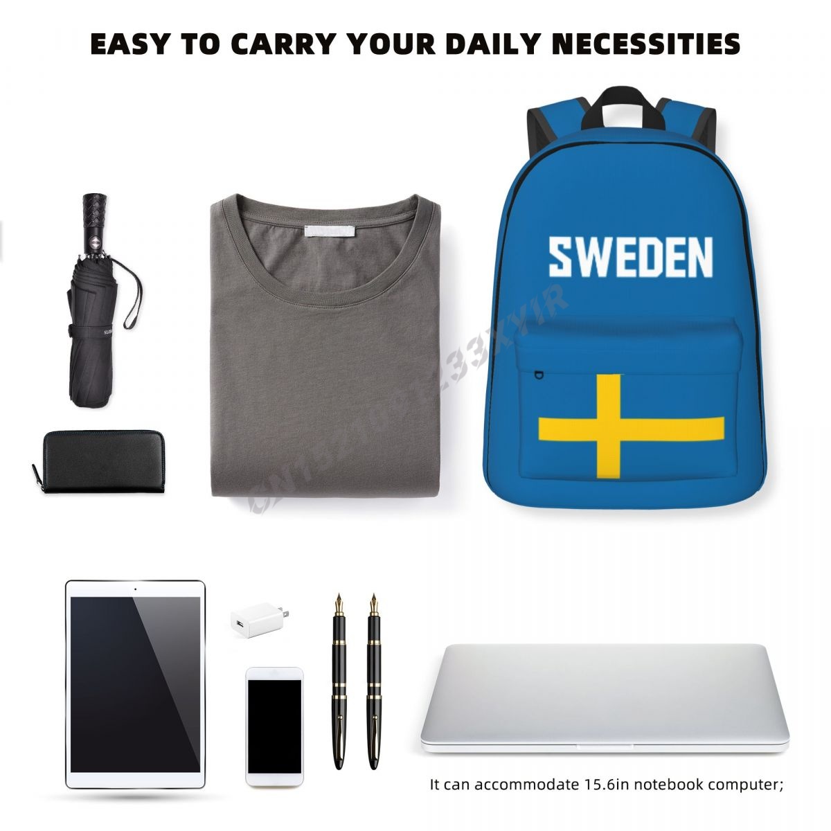 유니섹스 배낭 스웨덴 국기 스웨덴 스티치 책가방 메신저 - Phone Cases Sweden 리뷰 및 가격