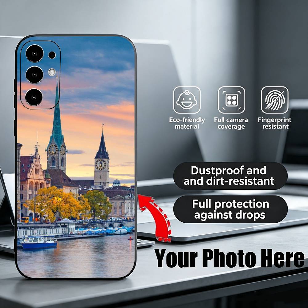 취리히 스타일의 블랙 색상 삼성 갤럭시 S25, S24 - Zurich Phone Cases 리뷰 및 가격