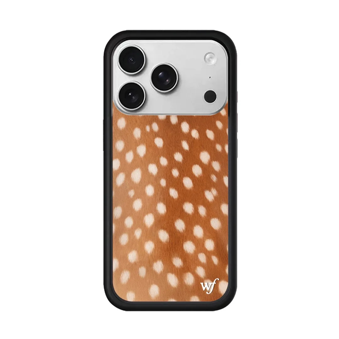 야생화와 귀여운 새끼 사슴 스카프 디자인 아이폰 17  - Phone Cases Wildflower 리뷰 및 가격
