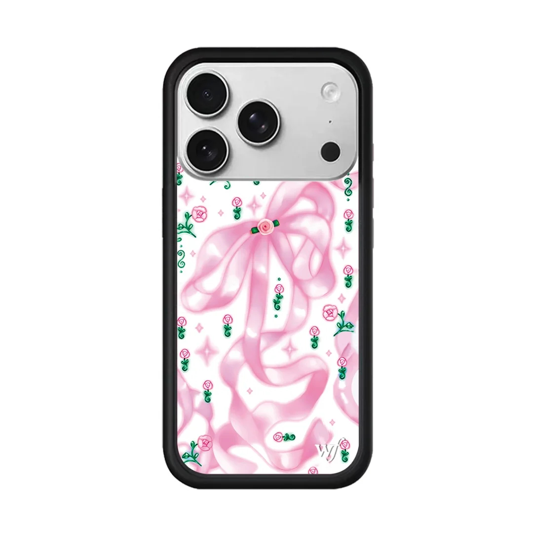 야생화와 귀여운 새끼 사슴 스카프 디자인 아이폰 17  - Phone Cases Wildflower 리뷰 및 가격